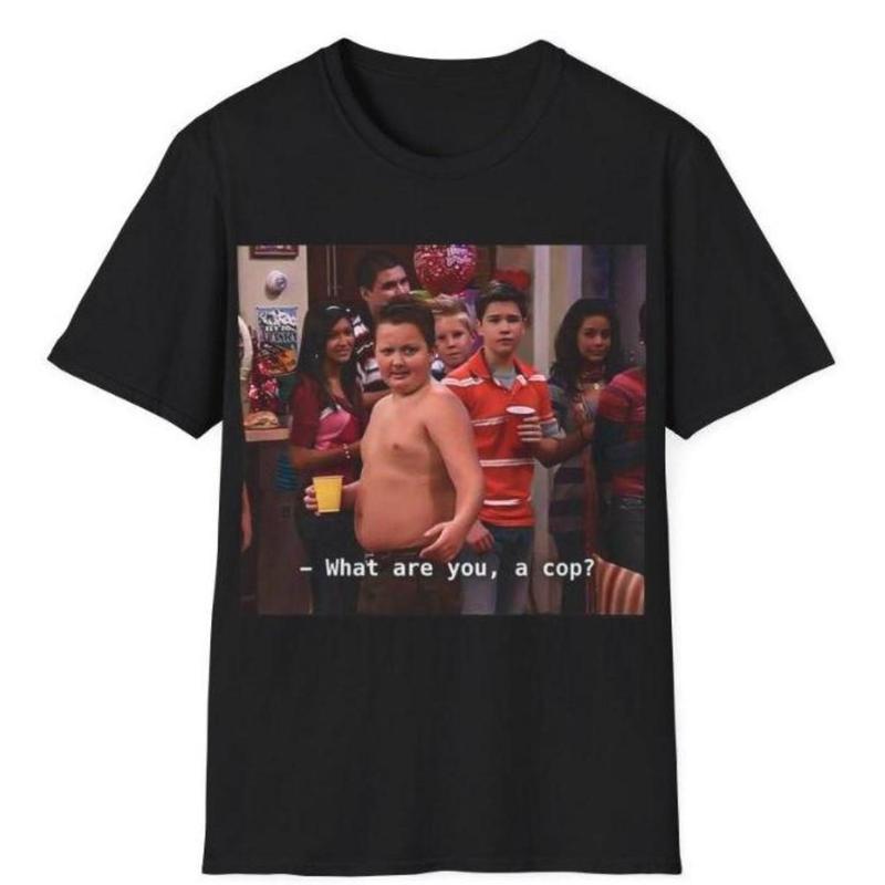 Gibby What are you a cop Unisex T-Shirt, Gibby Adult Casual T-Shirt Menswear Top Underwear Tshirt Streetwear Tropical