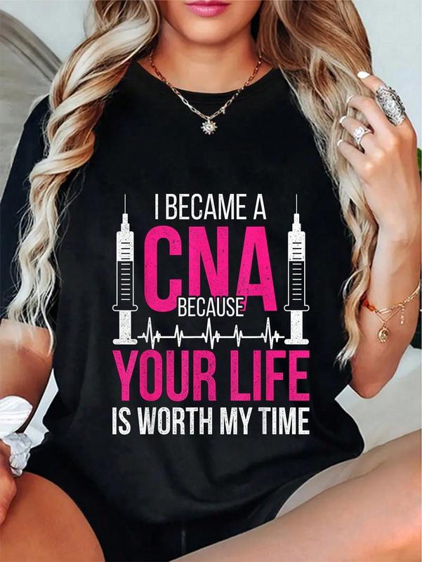 100%25 Cotton I Became A CNA Shirt Nursing Assistant Gift T-Shirt