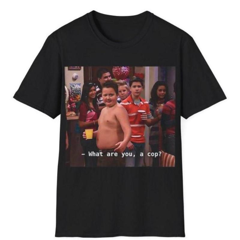 Gibby What are you a cop Unisex T-Shirt, Gibby Adult Casual T-Shirt Menswear Top Underwear Tshirt Streetwear Tropical